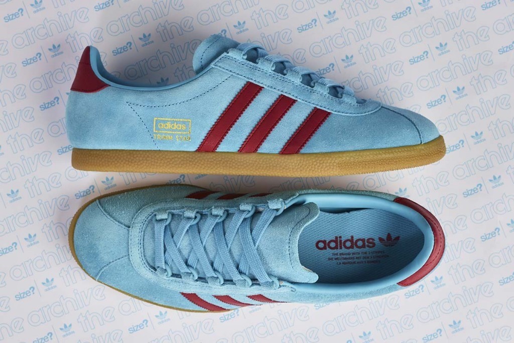 adidas trimm star claret and blue