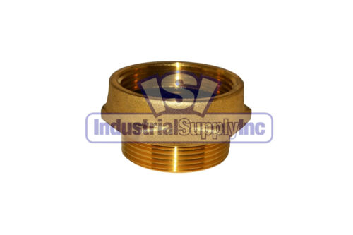 Fire Hydrant Adapter | 1-1/2" Female NST/NH x 1-1/2" Male NPT | Brass