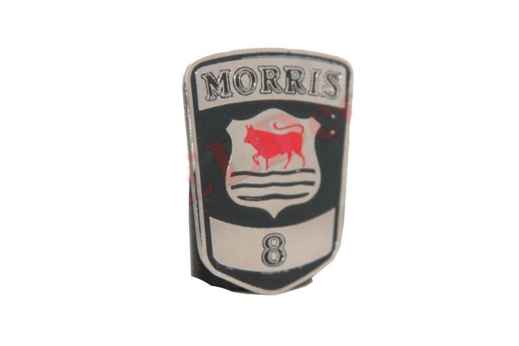 Morris 8 Eight Car Radiator Grille Badge Enamel Coated Chrome Plated 