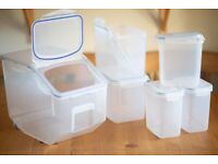 [Moving sale!] Set of 6 kitchen containers - Airtight [FREE LOCAL DELIVERY!]