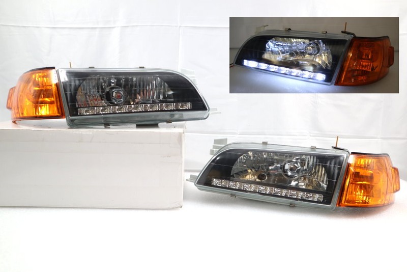 FRONT LED HEADLIGHT Amber Corner Light FOR COROLLA AE100 E100