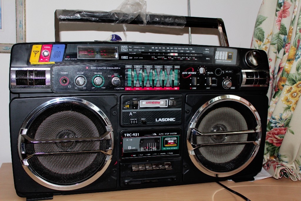 Selling Vintage Boom Box Lasonic TRC931 Ghetto Blaster Dual