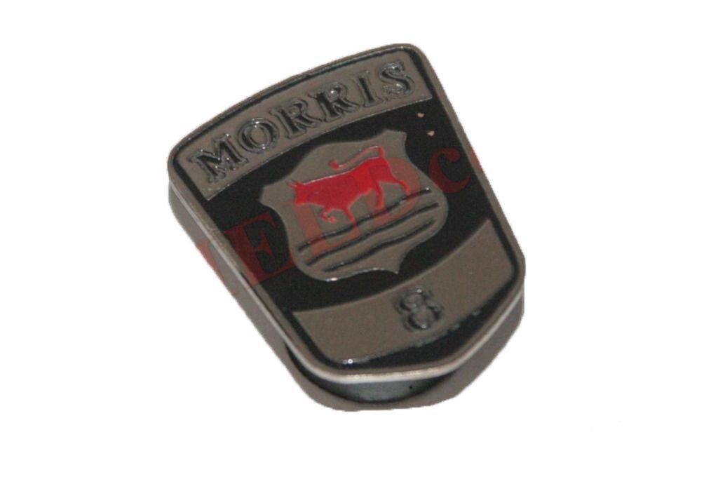 Morris 8 Eight Car Radiator Grille Badge Enamel Coated Chrome Plated 
