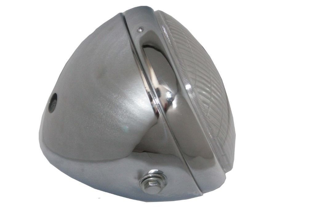 Headlight Headlamp Lucas Type Chrome Plated Fits Triumph Bonneville Thruxton  