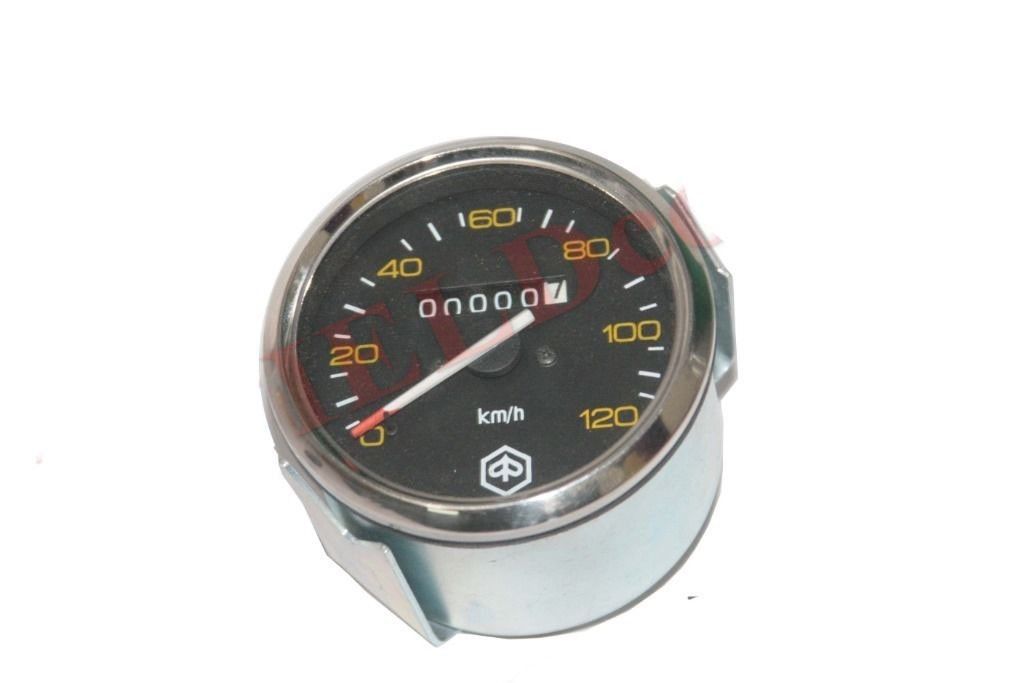 Speedometer Speedo 120 Kmph Stainless Steel Bezel Vespa P125X P150X P200E LML