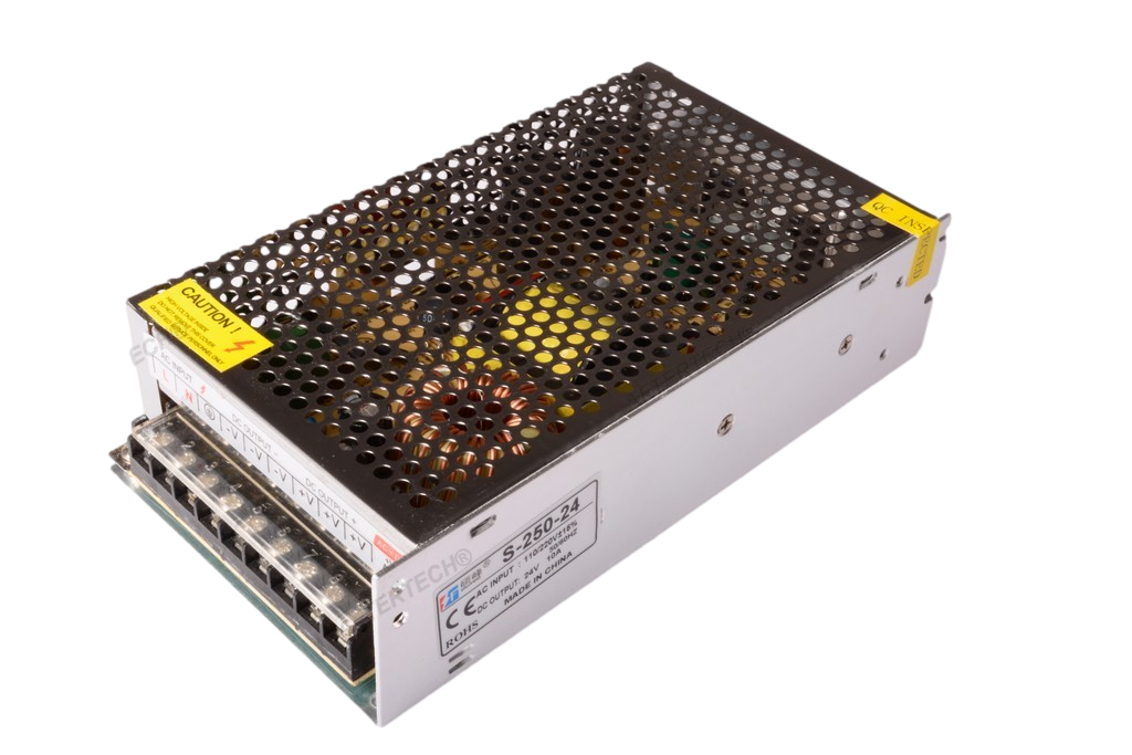 ALIMENTATORE  TRASFORMATORE 24V dc 10 AMPERE 10A 240WATT 240w 200x110x50mm C5E3
