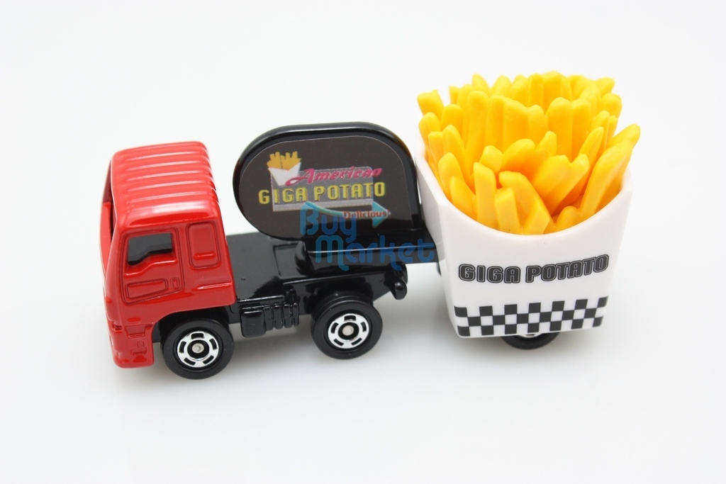 ミニカー potato Tomica USA! MAZDA CX-5 ISUZU GIGA FRIED POTATO CAR