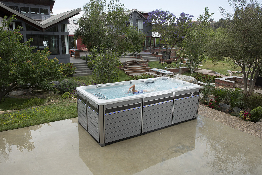 E500 Endless Pools Fitness System - 15' Swim Spa for Exercise, Swim, & Relaxing