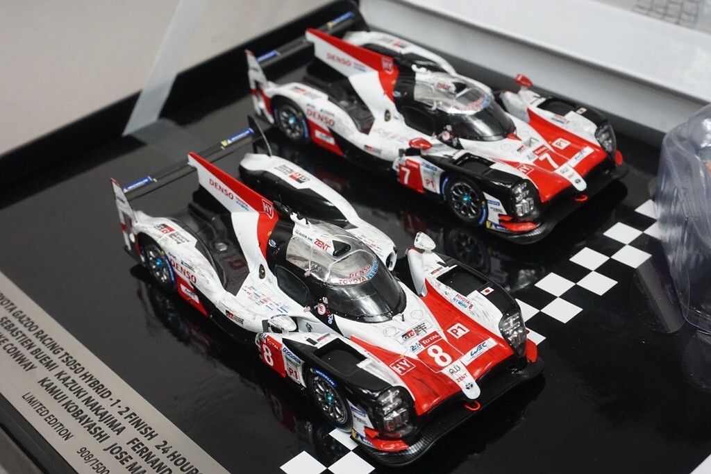 A*a様 spark製　1/43 トヨタ　TS050 HYBRID #7,#8 Spark 1:43 Toyota TS050 Hybrid #8 WEC Winner 6h Silverstone