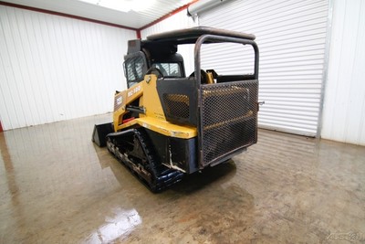ASV RC100 CAB SKID STEER TRACK LOADER, 2 SPEED, FLOAT, AC/HEAT, HIGH FLOW!