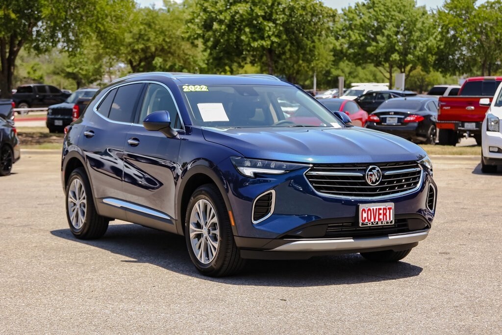 2022 Buick Envision Preferred 4913 Miles Sapphire Metallic 4d Sport