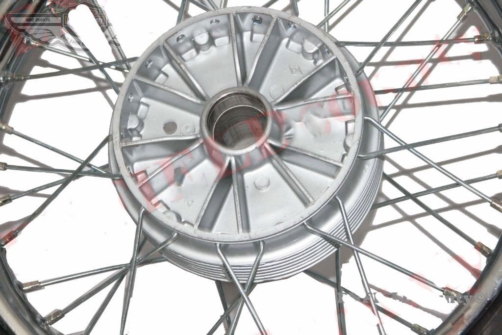 New Complete Chrome 16 Inch 36 Holes Wheel Rim With Tyre Tube For Jawa  