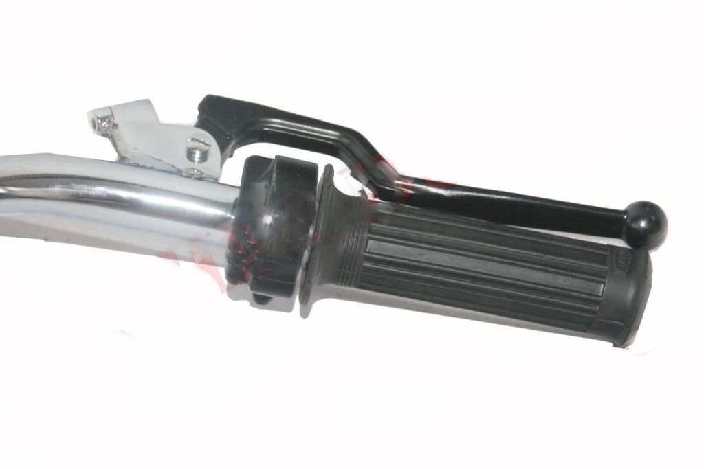 Jawa 175 250  Handle Bar Complete Chrome With Grip Lever Switch 