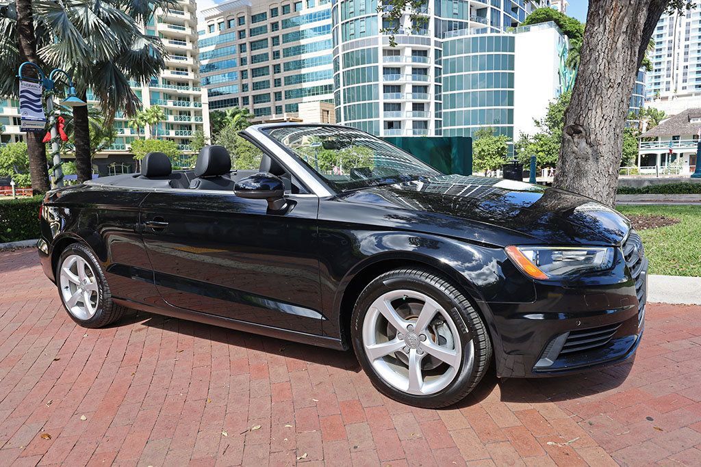 2016 Audi A3 2dr Cabriolet quattro 2.0T Premium 68208 Miles Brilliant Black/Blac