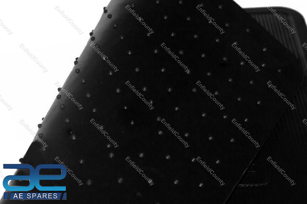 Floor Foot Mat Unit Black Rubber For Morris Minor Austin Car 
