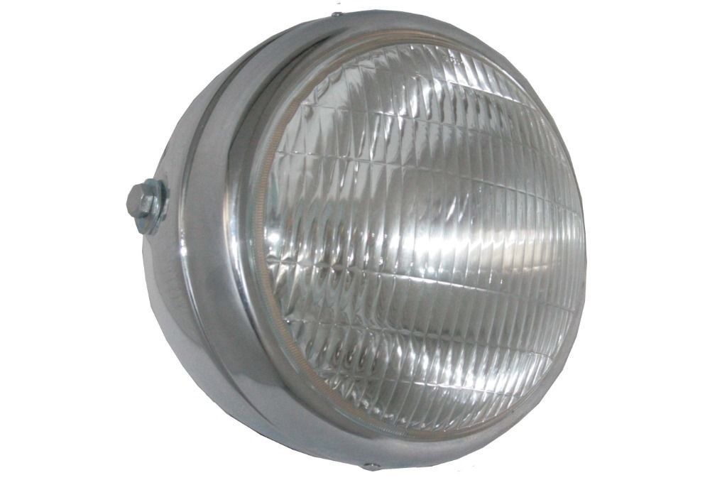 Headlight Headlamp Lucas Type Chrome Plated Fits Triumph Bonneville Thruxton  