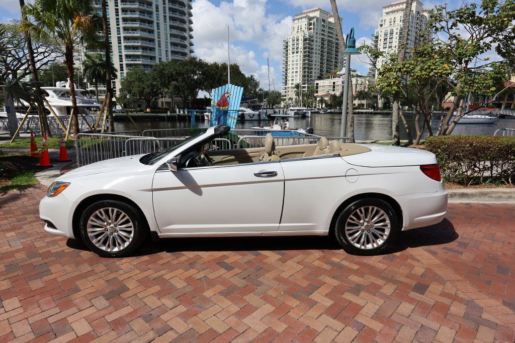 Owner 2011 Chrysler 200 2dr Convertible Limited 70285 Miles Bright White Convertible 3