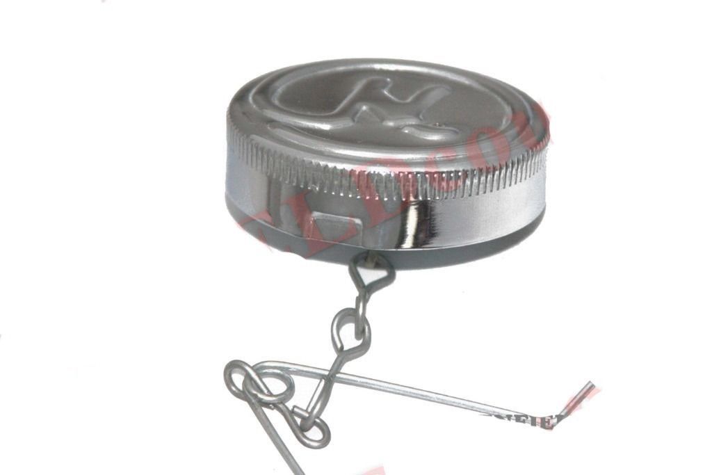 For Norton Chrome Plate N Logo Embossed 2.5" Petrol Fuel Tank Cap 03-3002  