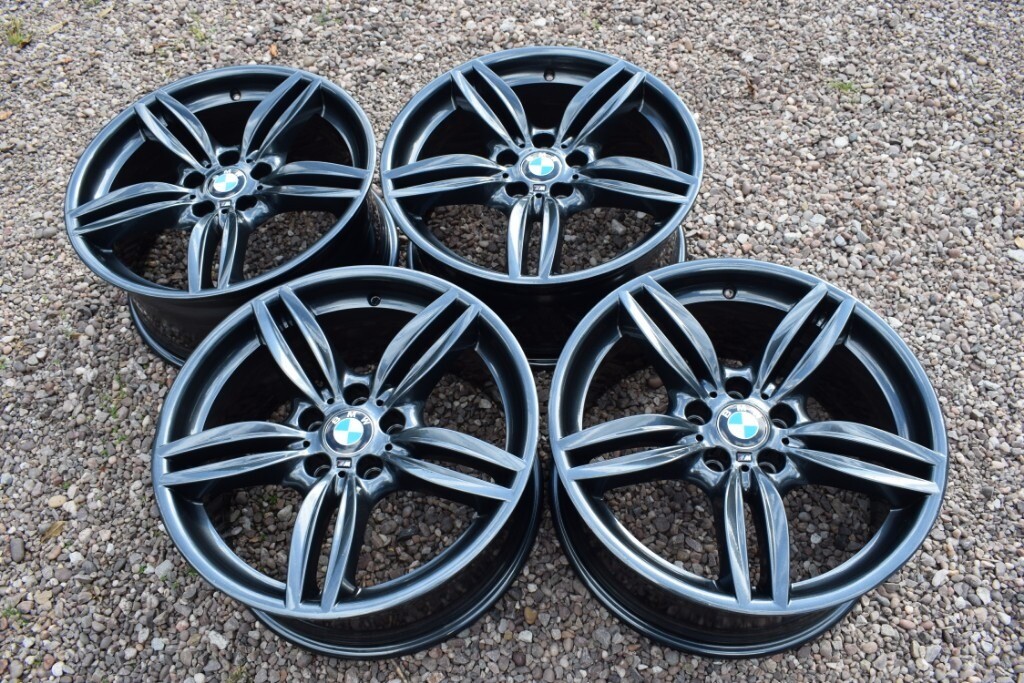 Genuine 19" BMW 5 Series Alloy Wheels F10 Staggered Refinished in Grey