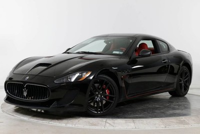 2017 Maserati Granturismo Mc Coupe Black With Red Interior