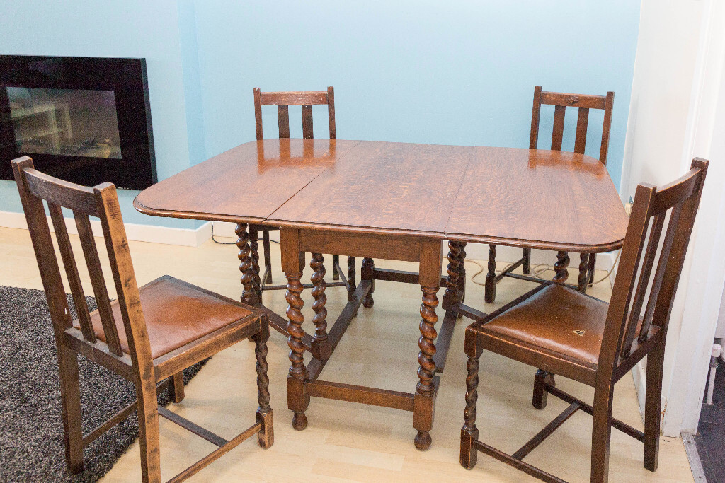 Antique Dining Table And Chairs Circa 1920 S In Springburn Glasgow Gumtree