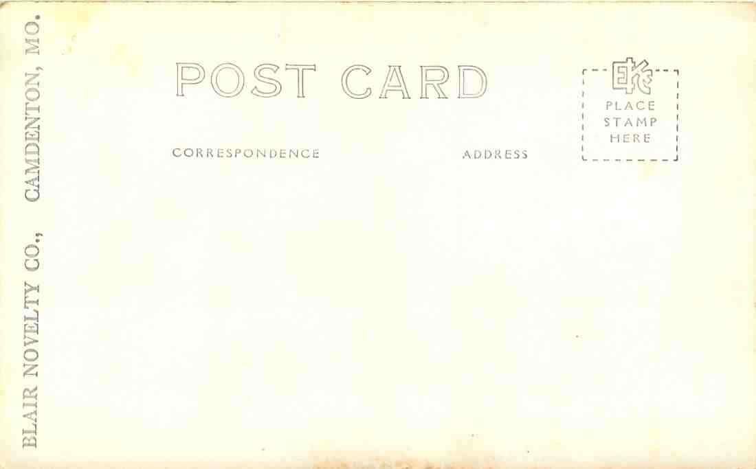 RP Postcard Hurricane Deck Bridge OVer Lake of the Ozark Camden County Missouri