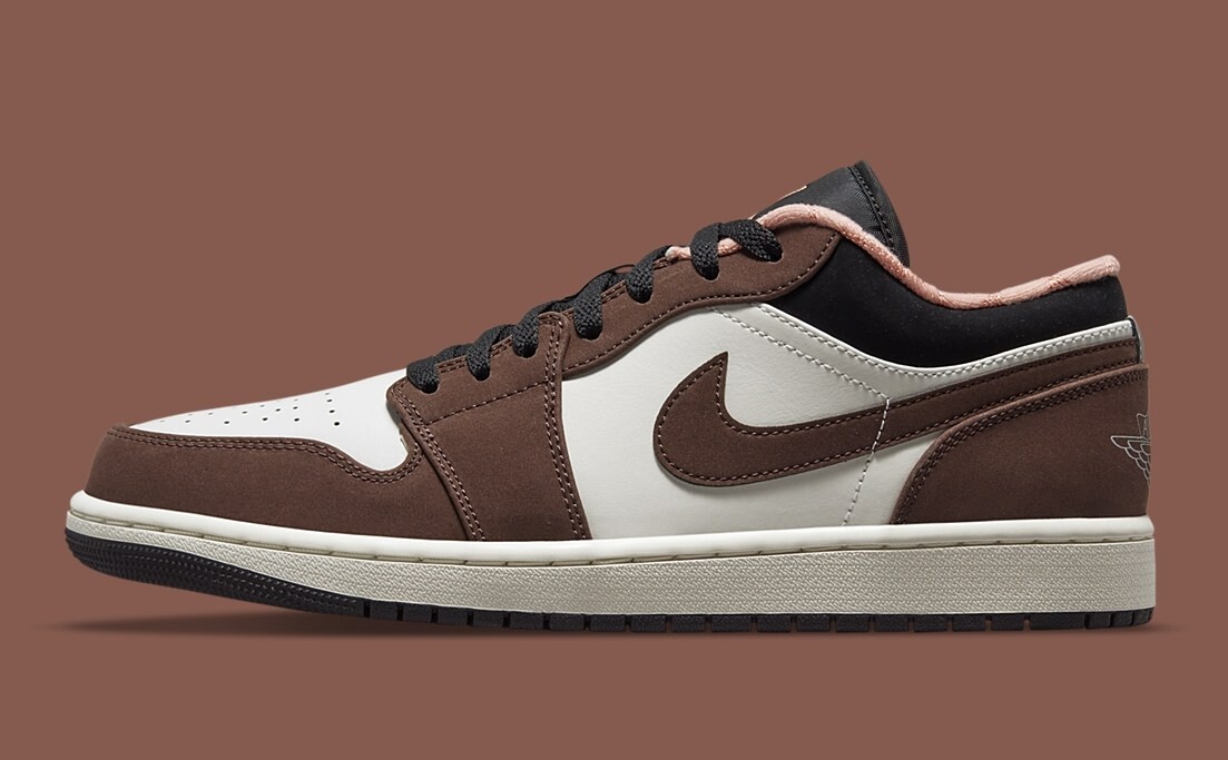 

Кроссовки Nike Air Jordan 1 Low Mocha Brown DC6991-200 Мужские кроссовки US6-12, Коричневый, Air Jordan 1