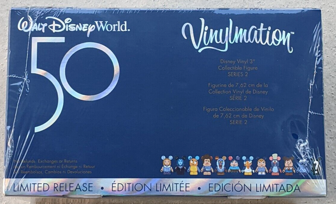 Vinylmation 50th Anniversary Walt Disney World Sealed Case