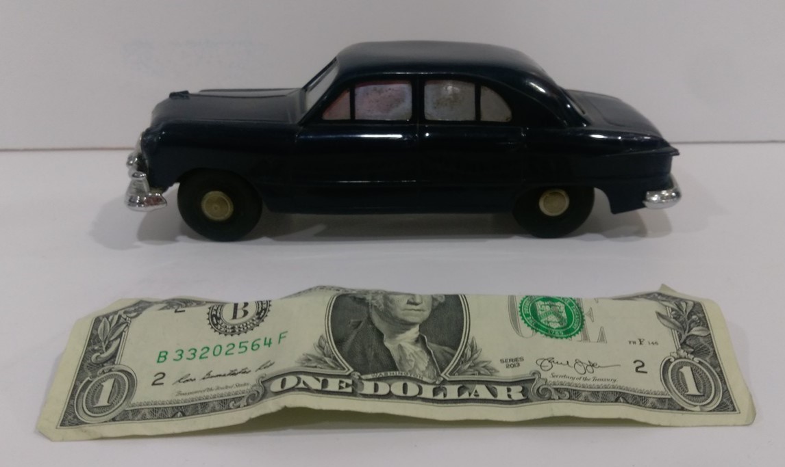 1951 Ford Dealer Promo Car Blue 4dr