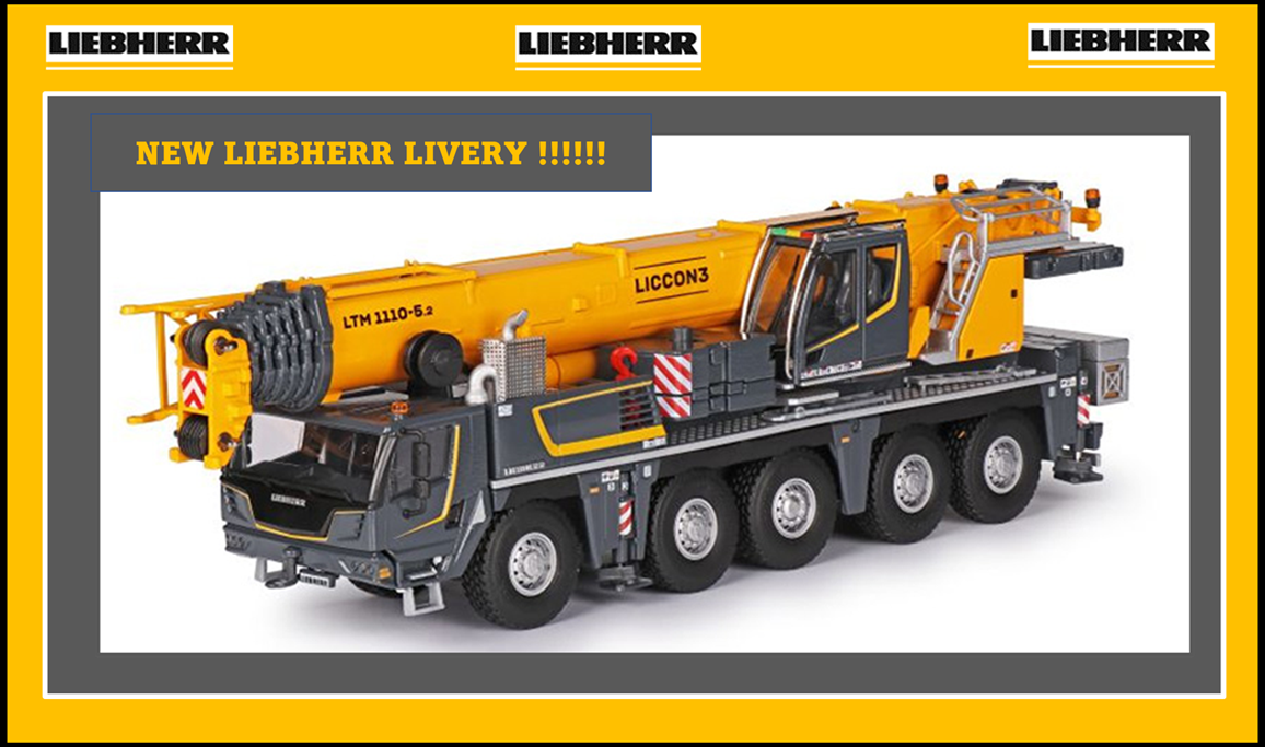 LIEBHELL LTM 1200-5.1 1/50スケール模型 LIEBHERRリープヘル LTM 1200-5.1 モバイルクレーン BRACHT
