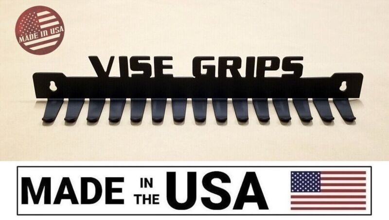 [sr] V2 Wall Mount Vise Grip Tool Rack Storage For Snapon Matco Craftsman Husky