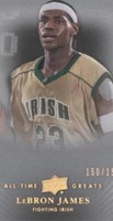 2013 Upper Deck All-Time Greats - LeBron James #56