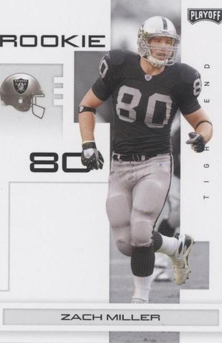 2007 Playoff NFL Playoffs Zach Miller #159