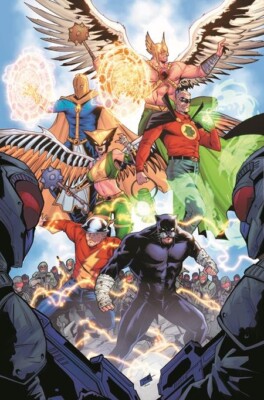 JSA #1 CVR C TRAVIS MERCER CARD STOCK VAR Pre Order 11/6 DC Justice Society