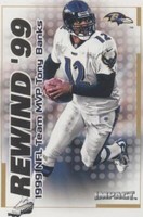 2000 Skybox Impact Tony Banks #3 RN