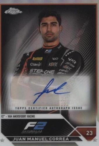2023 Topps Chrome Formula 1 - Juan Manuel Correa #CAC-JMC