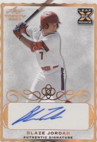 2020 Leaf Trinity - Blaze Jordan #A-BJ1