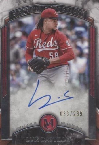 2022 Topps Museum Collection - Luis Castillo #AA-LC