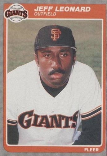 1985 Fleer - Jeffrey Leonard #615