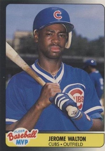 1990 Fleer Baseball MVP - Jerome Walton #42