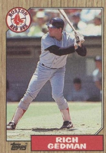 1987 Topps - Rich Gedman #740