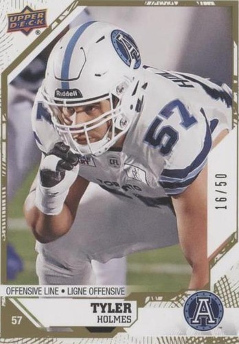2019 Upper Deck CFL Tyler Holmes #174