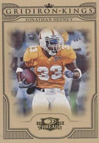 2008 Donruss Threads Jonathan Hefney #CGK-21