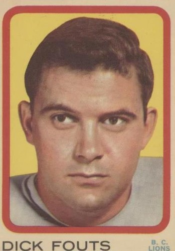 1963 Topps CFL Dick Fouts #2
