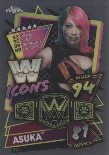 2021 Topps Chrome WWE Slam Attax - Asuka #175