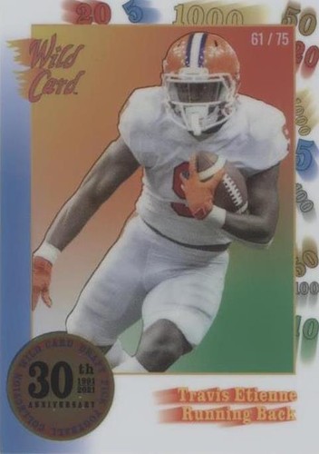 2021 Wild Card Nationals Travis Etienne #30TH-12
