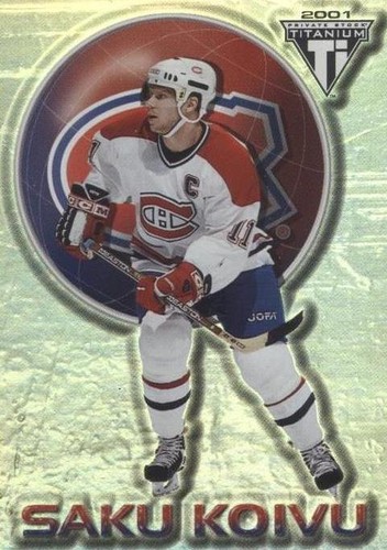 2000-01 Pacific Private Stock Titanium - Saku Koivu #47