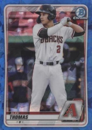 2020 Bowman Chrome Draft Sapphire Edition - Alek Thomas #BD-195
