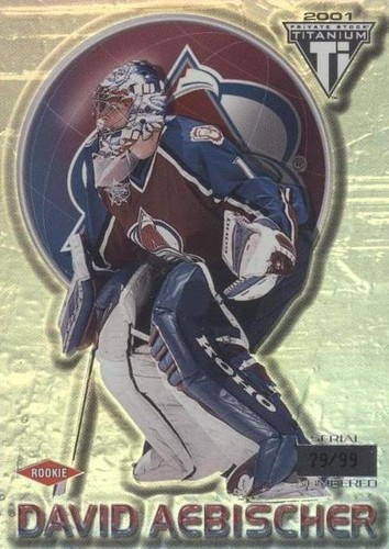 2000-01 Pacific Private Stock Titanium - David Aebischer #111