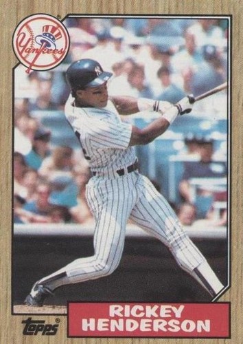 1987 Topps - Rickey Henderson #735